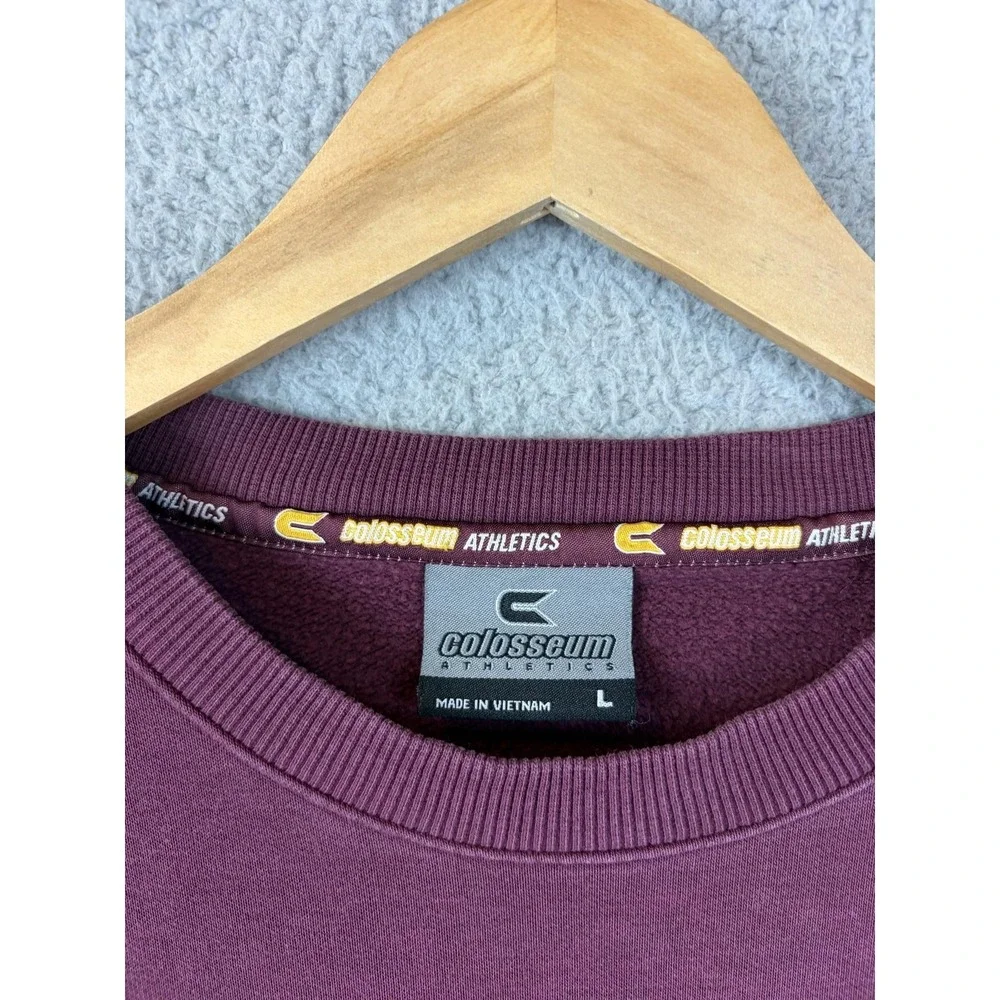 Central Michigan Chippewas Sweatshirt Mens Large Red NCAA Crewneck Colosseum Men